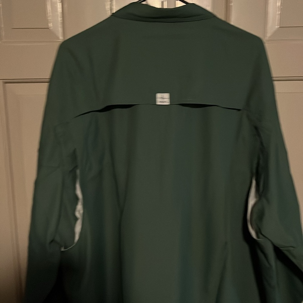 Habit Green long sleeve River shirt. 3XL NWT - Picture 7 of 8